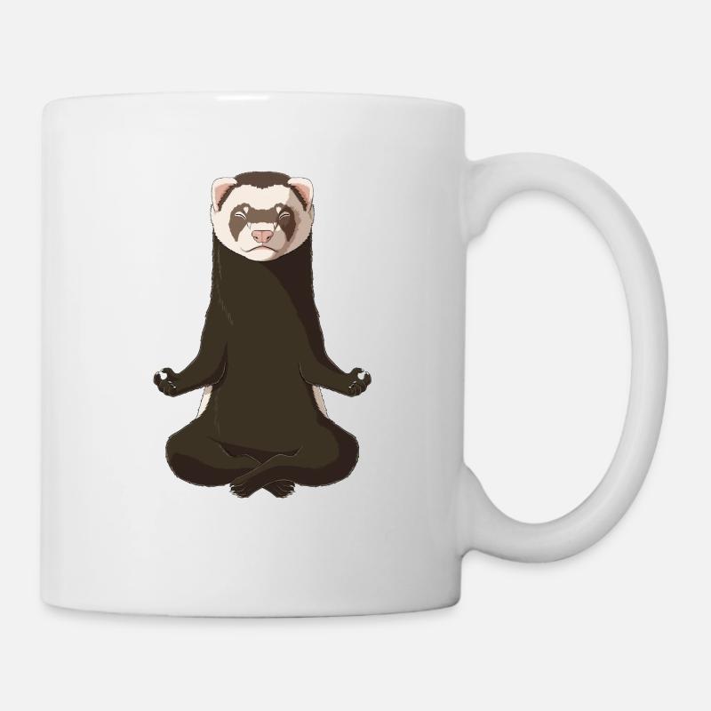 Frettchen - Tasse - Weiß