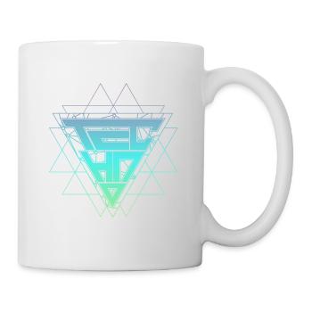 Techno Technologie Pentagram Festival Raver - Mug blanc - blanc - Droite