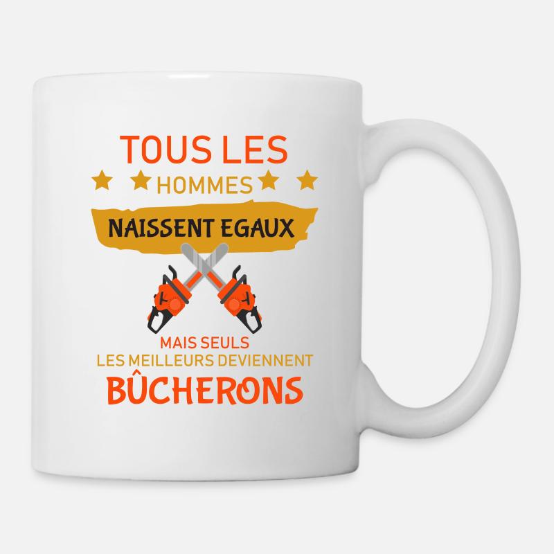 Bucheron Shirt • les meilleurs • Veste Bucheron - Mug blanc - blanc