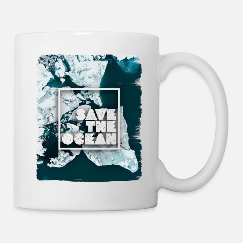 SAVE THE OCEAN - Tasse - Weiß