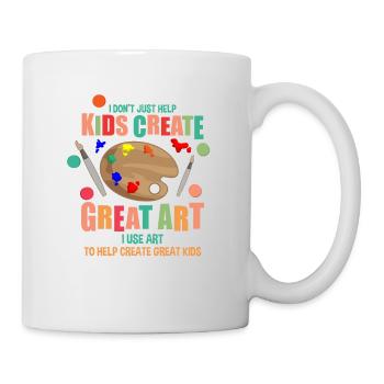 Art Teacher Kid Create Great Art Teacher - Mug - white - Right