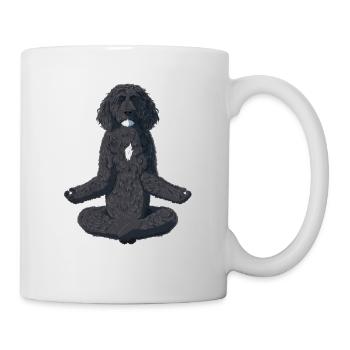 Yoga Portuguese Water Dog - Mug - white - Right