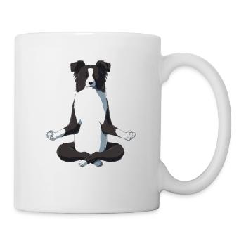Yoga Border Collie - Mug - white - Right