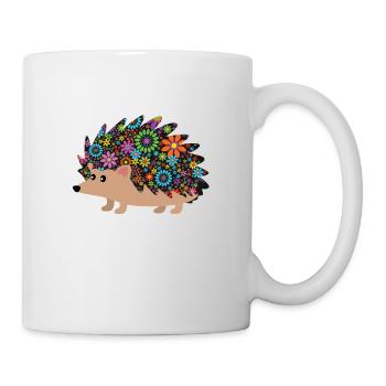 Igel - Tasse - Weiß - Rechts
