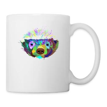 Splash Dachs - Tasse - Weiß - Rechts