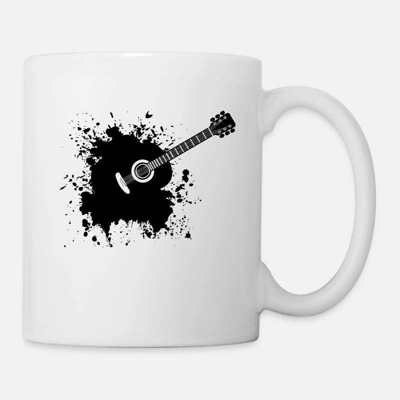 Gitarre Musik - Tasse - Weiß