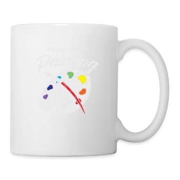Painter Artist Brushes Mixed Pallet Gift - Mug - white - Right