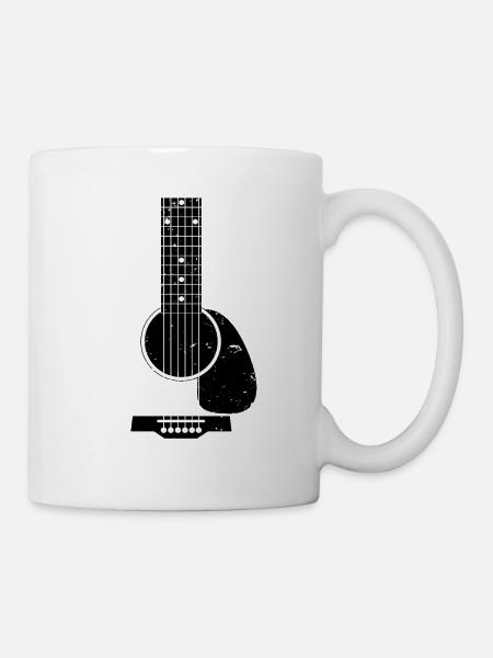 Guitar guitars gift - Mug - white