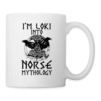 im loki into norse mythology - Mug - white - Right