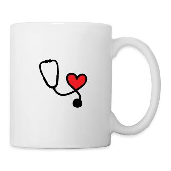 Je suis infirmière. - Mug blanc - blanc - Droite