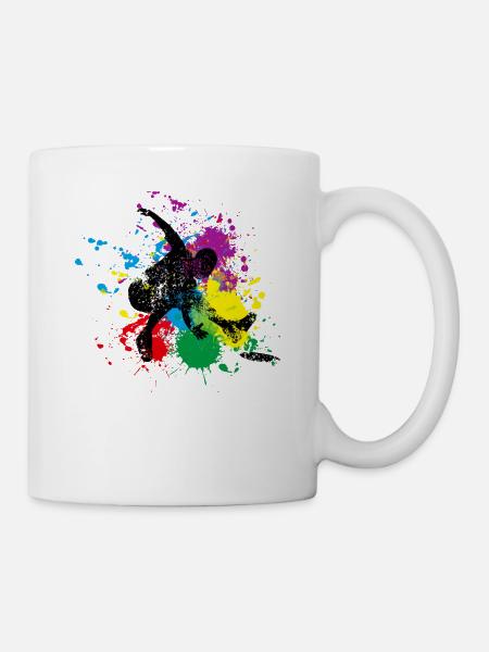 Disc Golf Frisbeescheibe - Tasse - Weiß