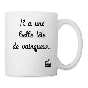 Une belle tête de vainqueur - Le Dîner de cons - Mug blanc - blanc - Droite