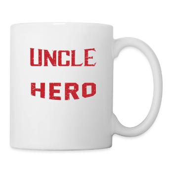Onkel Godfather Hero Tshirt Kleidung Kleid, das - Tasse - Weiß - Rechts