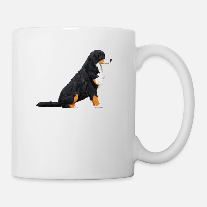 Berner Sennenhund - Tasse - Weiß