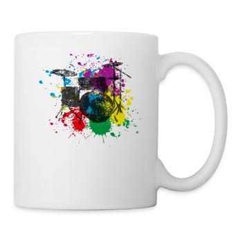 Drums Gift Idea for Drummer - Mug - white - Right