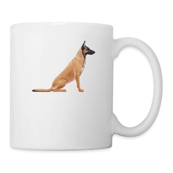 Chien de berger belge malinois - Mug blanc - blanc - Droite