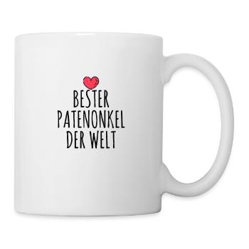 Bester Patenonkel der Welt - Tasse - Weiß - Rechts