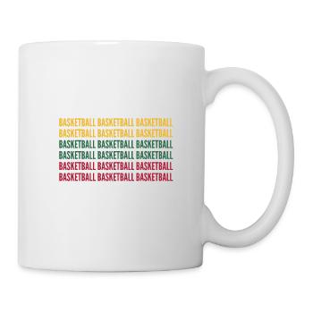 Lithuania basketball fan - Mug - white - Right