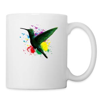 Oiseau - Mug blanc - blanc - Droite