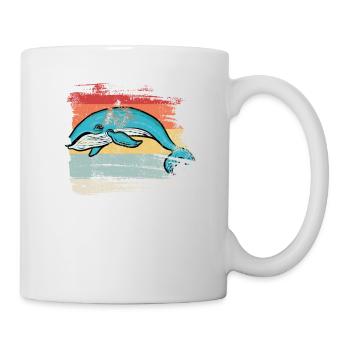Retro Wal - Tasse - Weiß - Rechts