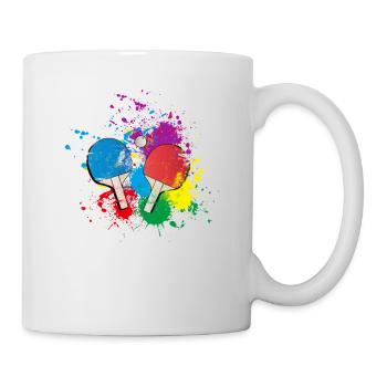 Cadeau de ping-pong pour joueur de ping-pong - Mug blanc - blanc - Droite