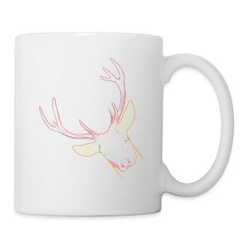 Deer Strokes - Mug - white - Right