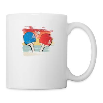 Cadeau de ping-pong pour joueur de ping-pong - Mug blanc - blanc - Droite
