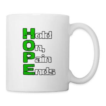 Hope - Tasse - Weiß - Rechts