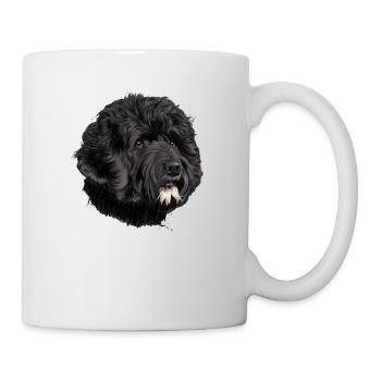 Dog Portuguese Water Dog Splatter - Mug - white - Right