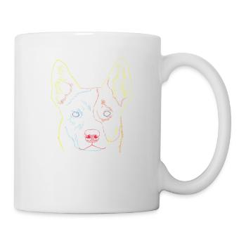 Chien Australien Cattle Dog - Mug blanc - blanc - Droite