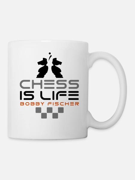 chess is life modern v1 - Mug - white