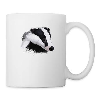 Dachs - Tasse - Weiß - Rechts