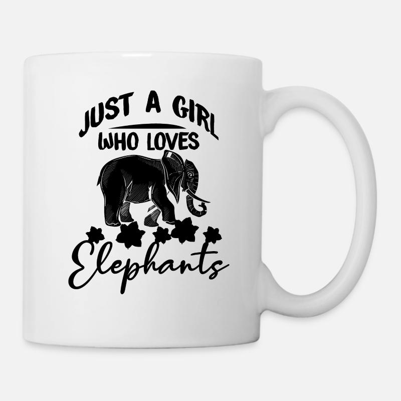 Elefanten Elefant - Tasse - Weiß