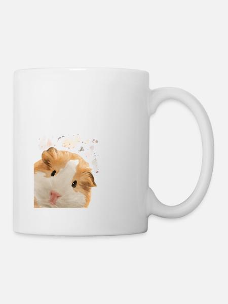 Curious Guinea Pig - Mug - white