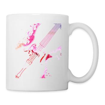 Violoncelle musicien cadeau pour violoncelle joueur - Mug blanc - blanc - Droite