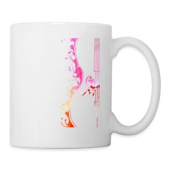 Violoncelle musicien cadeau pour violoncelle joueur - Mug blanc - blanc - Droite