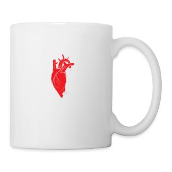Anatomical Pacemaker Heart Awareness Surgery Gift - Mug - white - Right