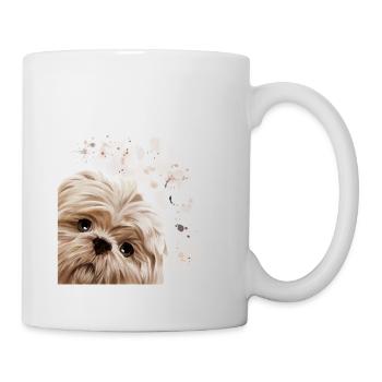 Dog Curious Shih Tzu - Mug - white - Right