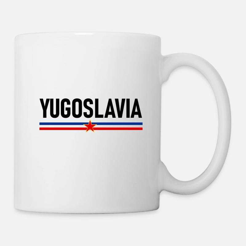 Yougoslavie Albanie Albanais - Mug blanc - blanc