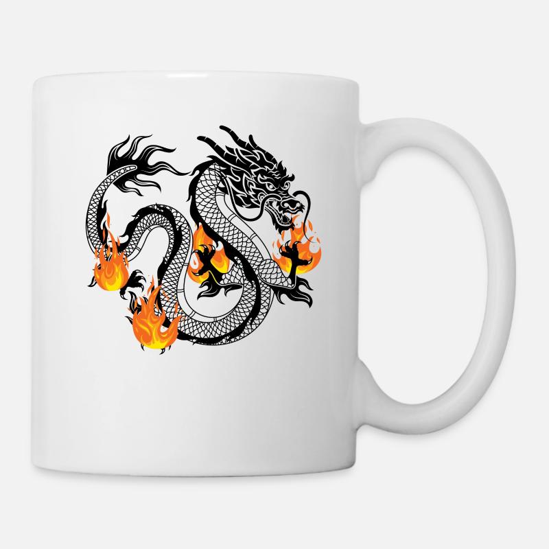 Dragon Dragons Conception dragon - Mug blanc - blanc