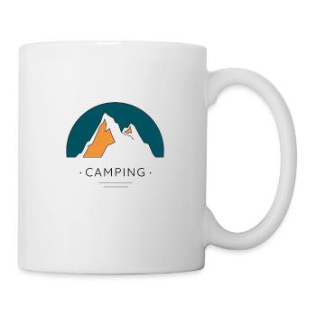 Couleurs de camping - Mug blanc - blanc - Droite
