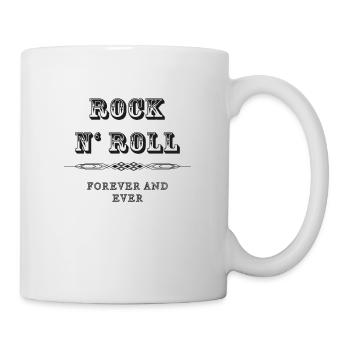 Rock N 'Roll Forever - Mug blanc - blanc - Droite