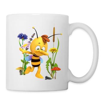 Maya L’Abeille Willy Dabbing - Mug blanc - blanc - Droite