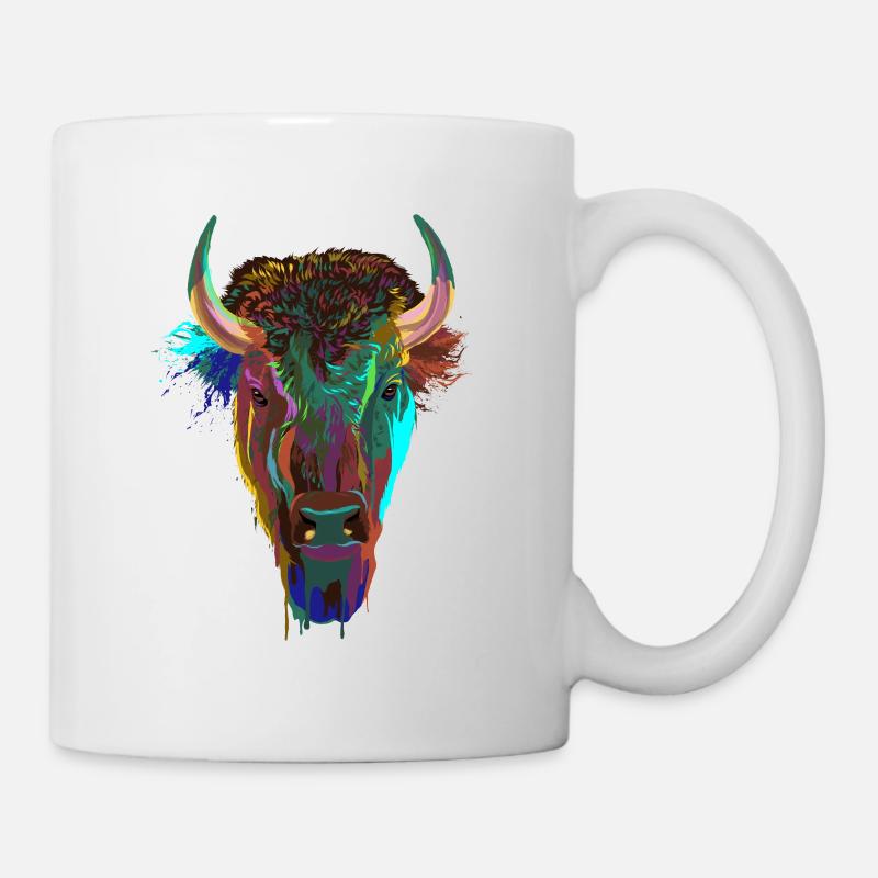Bison Splash - Mug - white
