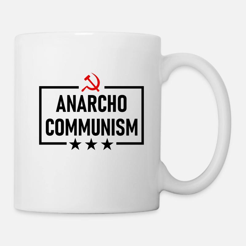 Communisme anarchiste - Mug blanc - blanc