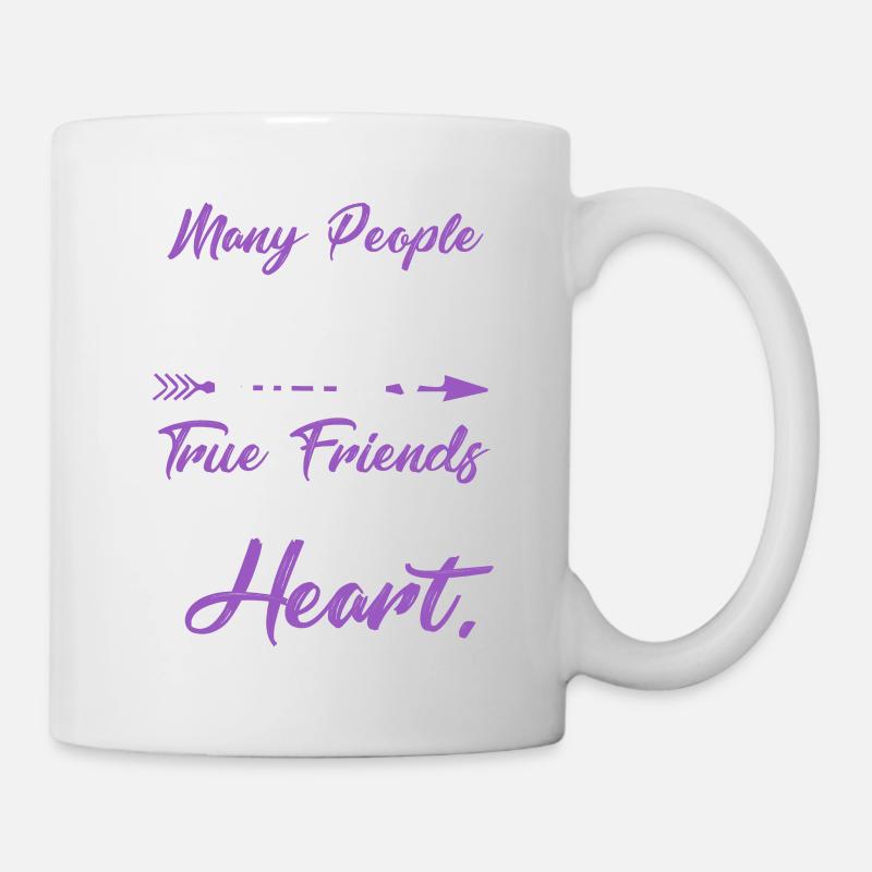 Friendship saying friends love - Mug - white