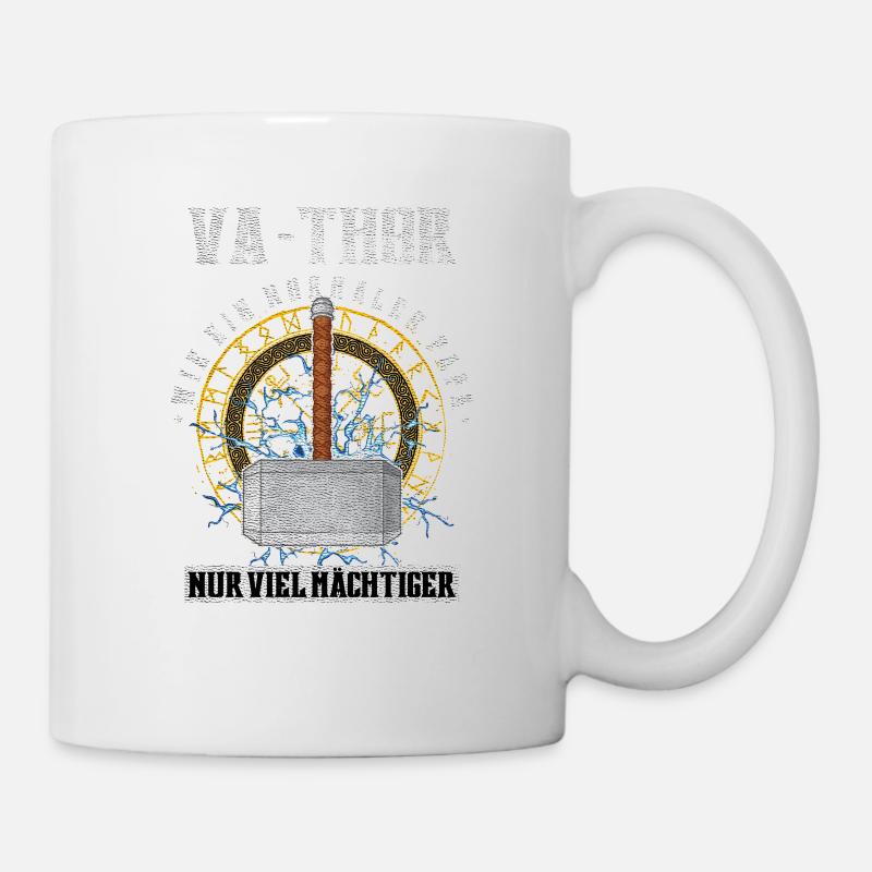 Va-Thor like a normal dad Only a lot of mighty - Mug - white
