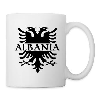 Albanisch Albanien Albaner Shqiptar - Tasse - Weiß - Rechts