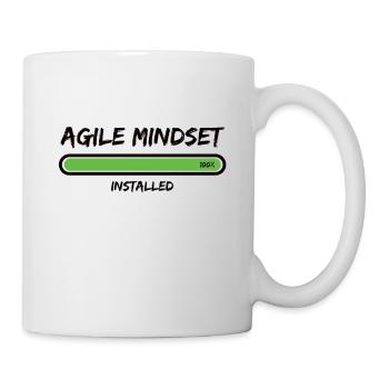 Scrum Agile Mindset Installed Project Management - Mug - white - Right