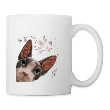 Curious Sphynx Cat - Mug - white - Right
